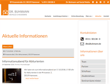Tablet Screenshot of blog.buhmann.de