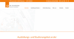 Desktop Screenshot of buhmann.de